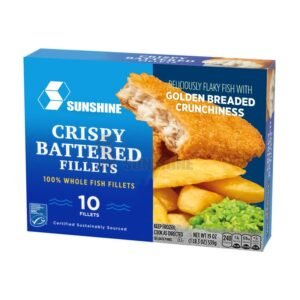 Caja de embalaje para alimentos para calentar y comer