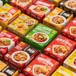 Caja de embalaje para comida de curry indio