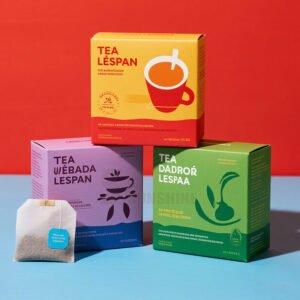 Venta al por mayor Cajas de Té y Café Personalizadas de Cartón con Logotipo Caja de Regalo para Bolsitas de Té
